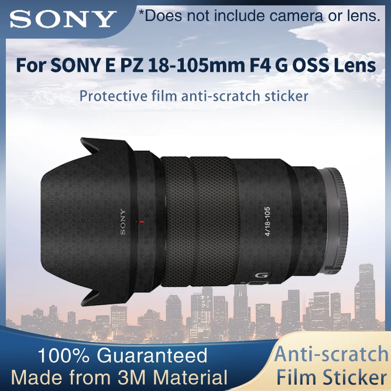 

Lens protective film For SONY E PZ 18-105mm F4 G OSS Lens Skin Decal Sticker Wrap Film Anti-scratch Protector Case