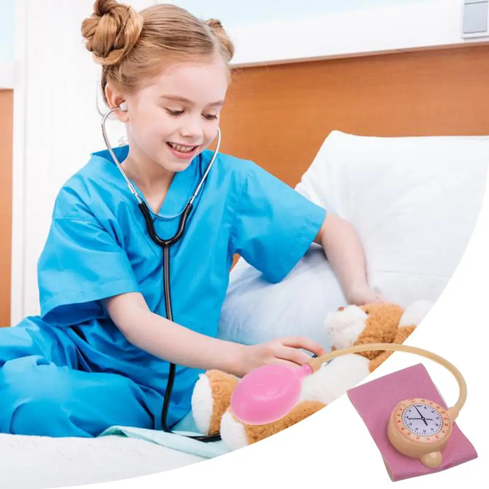 Rôle médical Jouer Jouet Stéthoscope Jouets Pour Enfants enfants Médecin Jouet Rose Bleu Pour Les Enfants De Plus de 3 Jeu de Rôle Jeu de Médecin Educatio