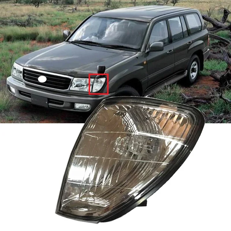 Yasong Corner Lamp Front Turn Signal Cover Warning Marker Light Shell FOR 98-05 LAND CRUISER 100 HDJ100 HDJ101 HZJ105 FZJ100