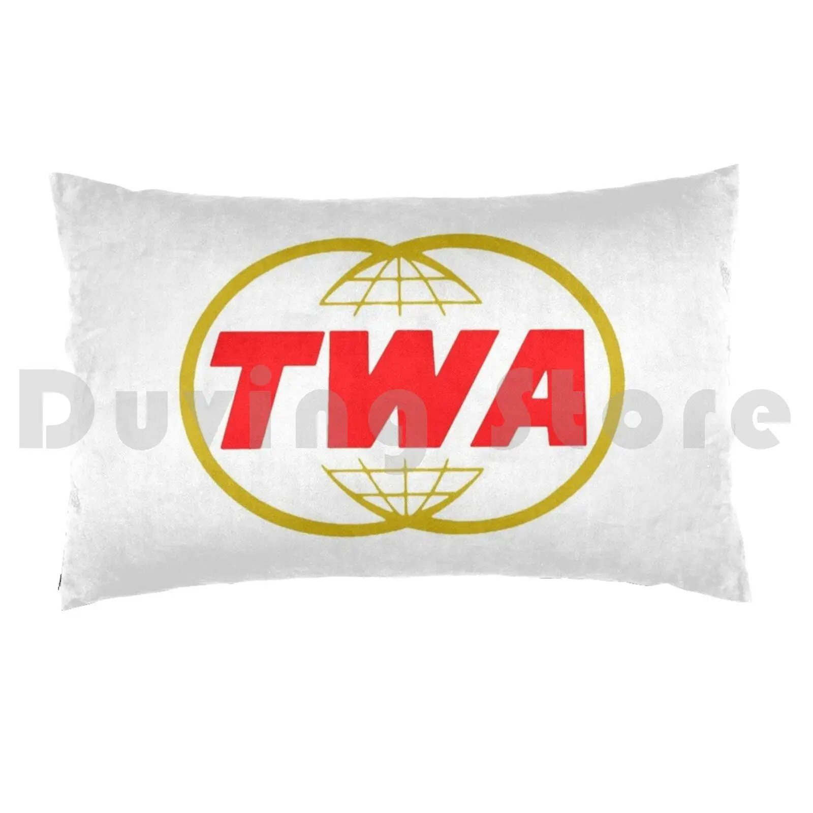 Twa Pillow Case DIY 50*70 Twa Boeing Pilot Panam Vintage Travel Vacation Holiday Plane Fathers Day Birthday Christmas