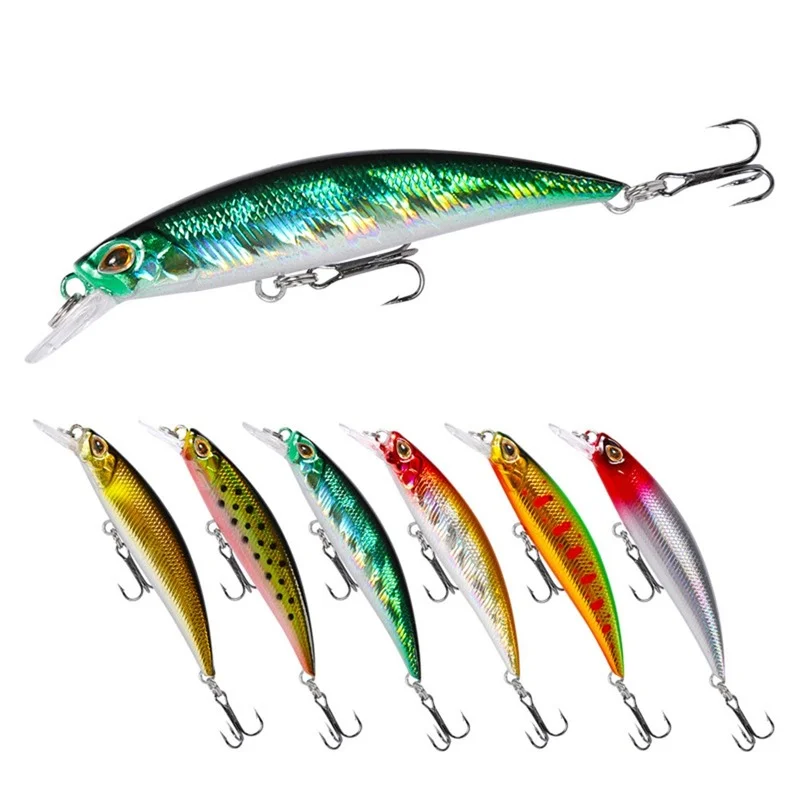 7cm 10g Fishing Lure Minnow Wobbler 70S Long Cast Quickly Sinking Vibration Jerkbait Swimbait Artificial Hard Bait Bass Bait