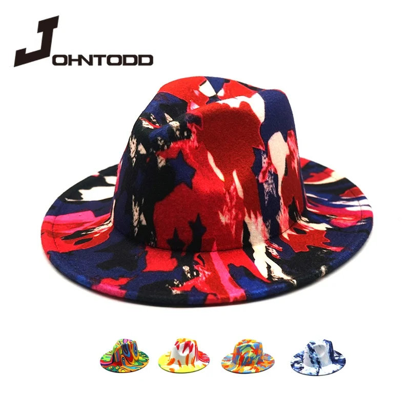 

Новинка 2021, модная женская и мужская осенне-зимняя шляпа Dyefedora Jazz, шляпа, женская уличная шляпа для вечеринки, оптовая продажа