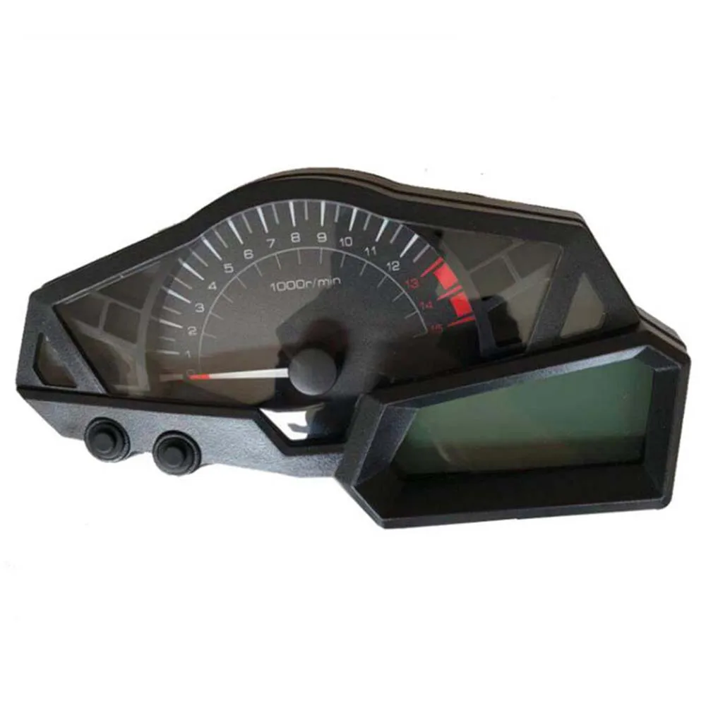 Universal 1-6 Gear Digital LCD Odometer Speedometer Tachometer 199 Kph Mph For Kawasaki Ninja 300