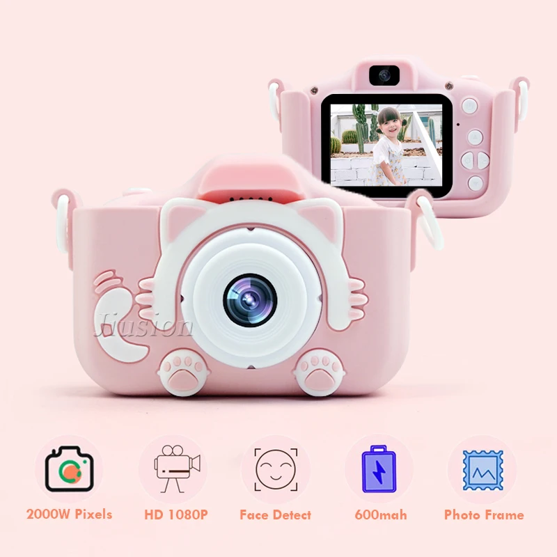 

Kids Mini Digital Cameras 1080P Children Video Camera Gifts Toys For Child Baby 2.0 Inch HD Kinder Photo Photography Camcorder