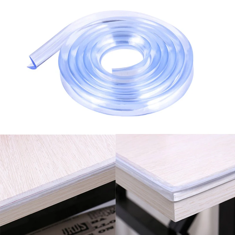 2m Transparent Baby Safety Table Desk Edge Corner Protection Strip Kids Collision Proof Edge Guards Infant Softener Bumper