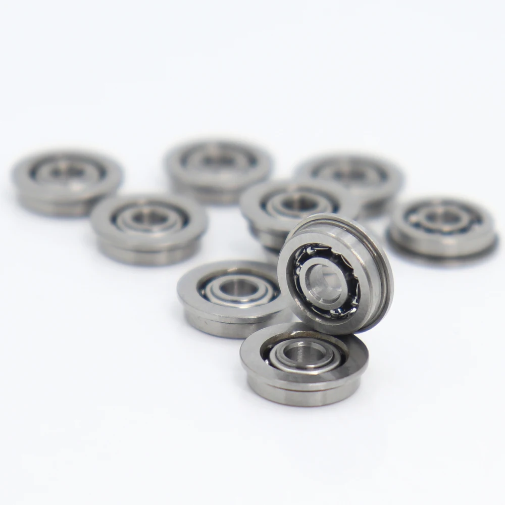 10PCS MF93 플랜지 베어링 3x9x2.5mm ABEC 3 소형 플랜지 비표준 깊은 홈 오픈 베어링 93