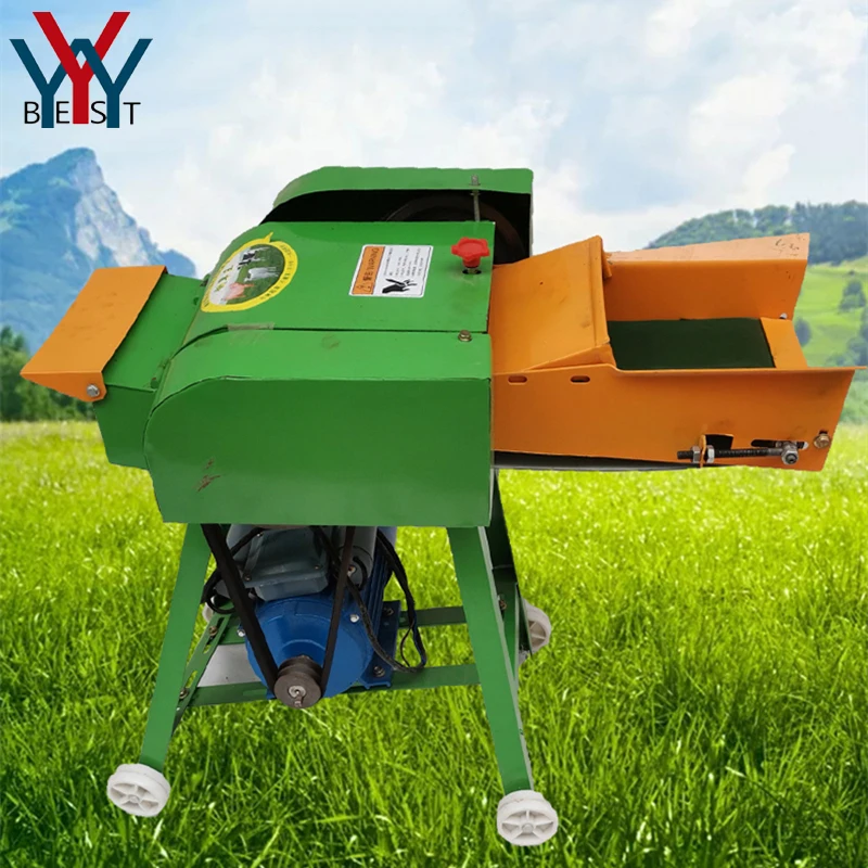 1000kg Hay Cutter Dry Green Forage Grass Branch Wheat Straw Animal Feed Crusher Cutter Cutting Machine for Cow Cattle Sheep Pig