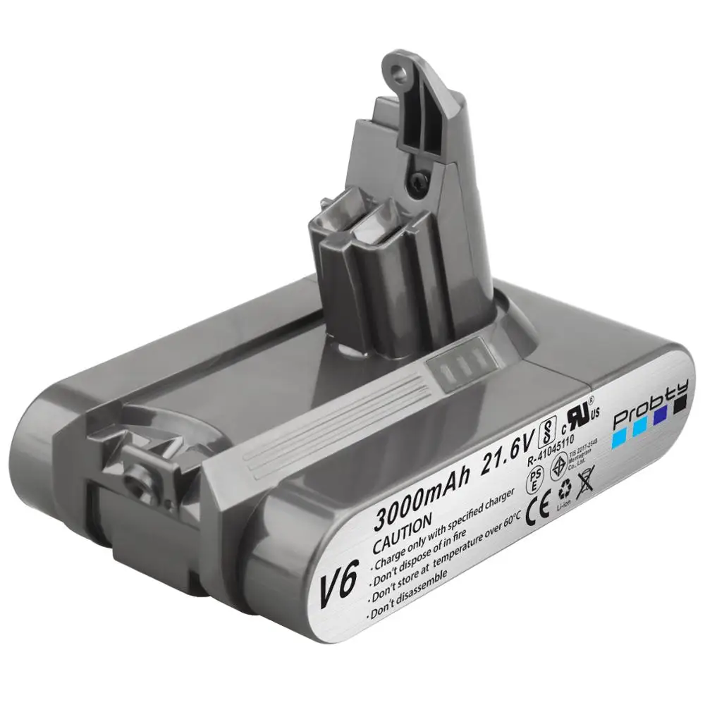 3.0Ah 21.6V Li-Ion แบตเตอรี่ทดแทนเครื่องดูดฝุ่นสำหรับ Dyson DC58 DC59 DC61 DC74 DC74 V6 DC62สัตว์ชาร์จ Bateria