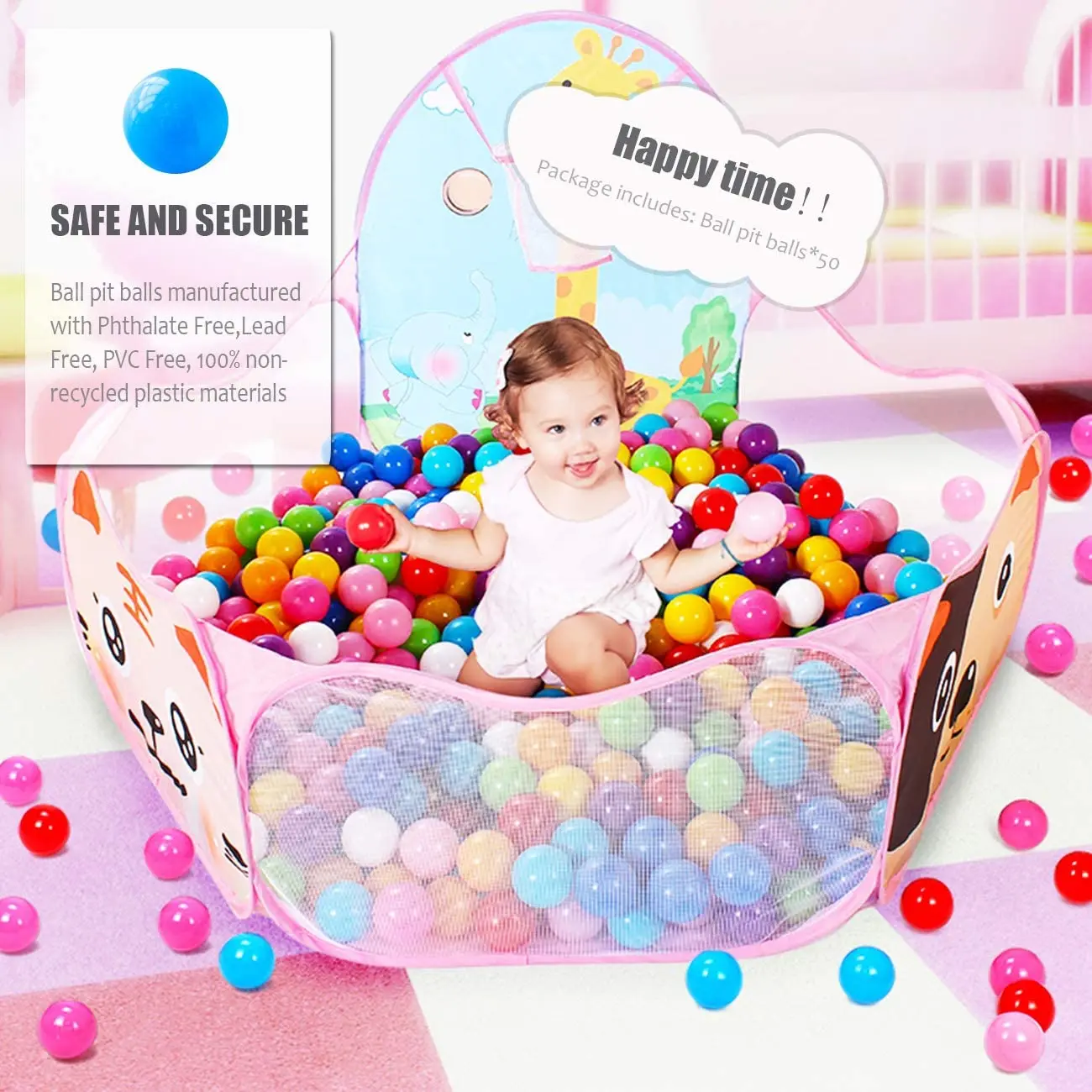 50Pcs Bunte Weiche Wasser Pool Ozean Welle Ball Im Freien Spaß Sport Baby Spielzeug Wasser Pool Ozean Welle Ball Im Freien spaß Sport Baby 5,5