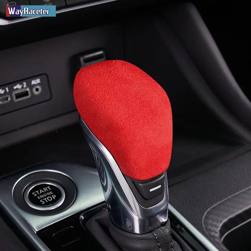 

Ultrasuede Suede Wrap Gear Shift Knob Trim Cover Sticker For Nissan Sentra Sylphy B18 Kicks P15 Patrol Y62 Armada Altima L34