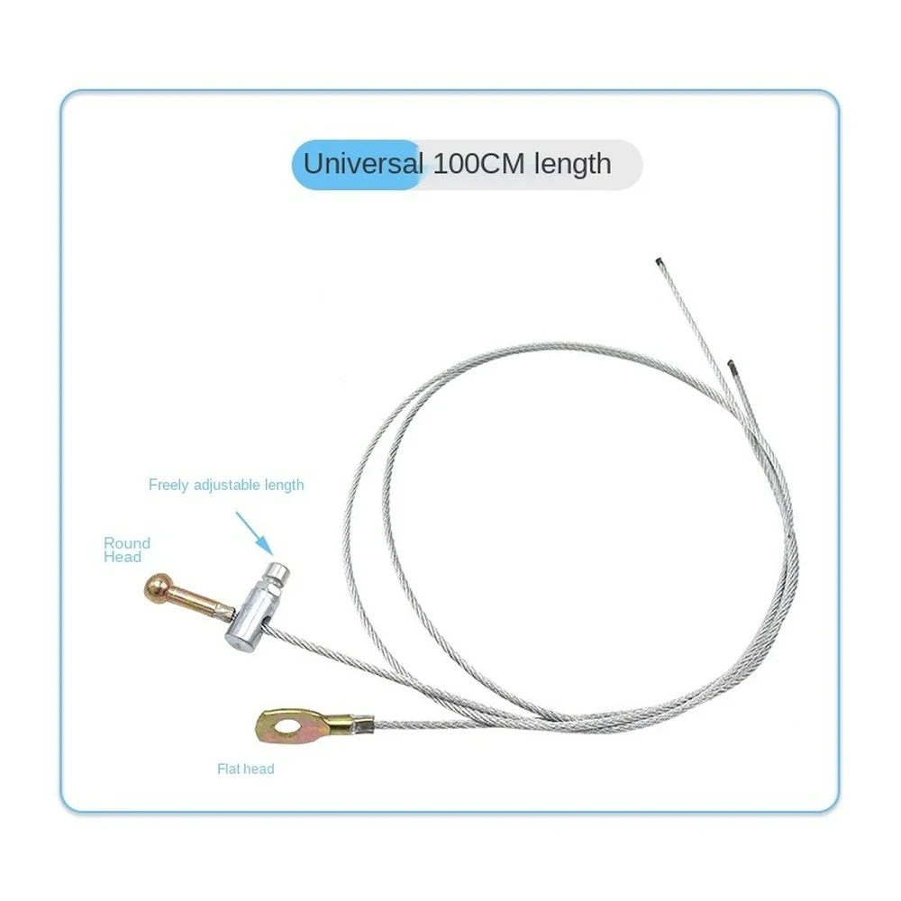 Tricycle motorcycle new handbrake cable with leather cable electric vehicle brake wire thickened universal style multi-function