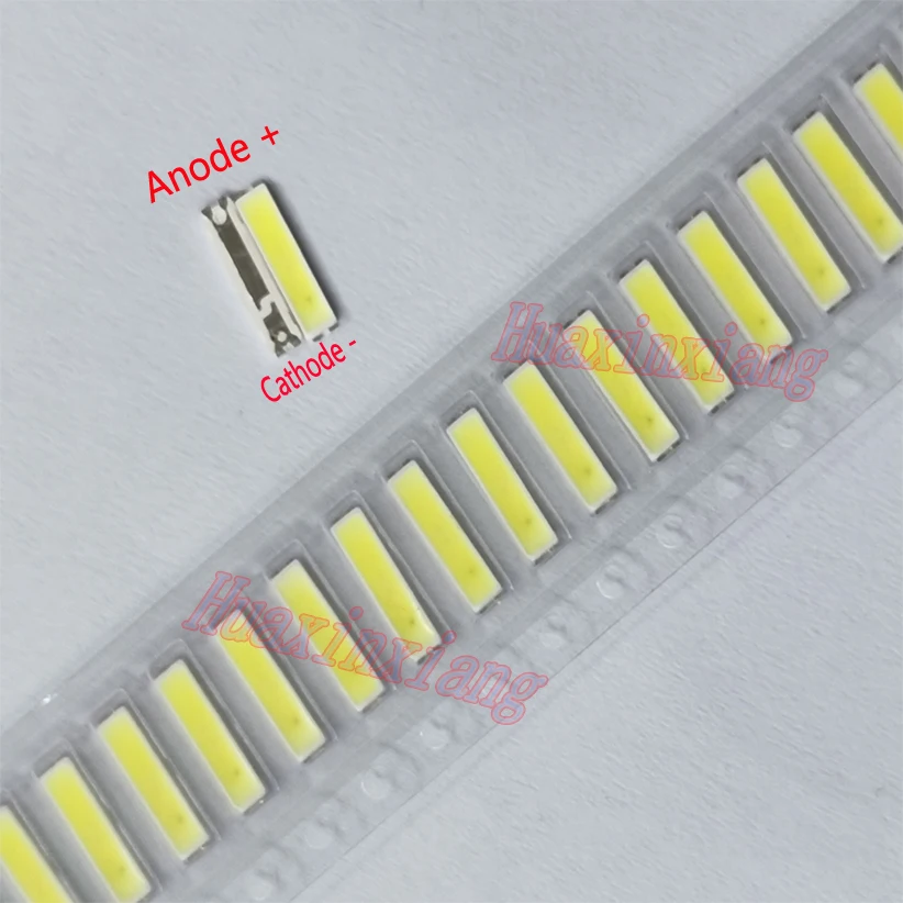 

100pcs/Lot SMD LED 8520 3V 0.5W 160mA Cool White For LG TV Repair Backlight Application 8.5*2.0mm