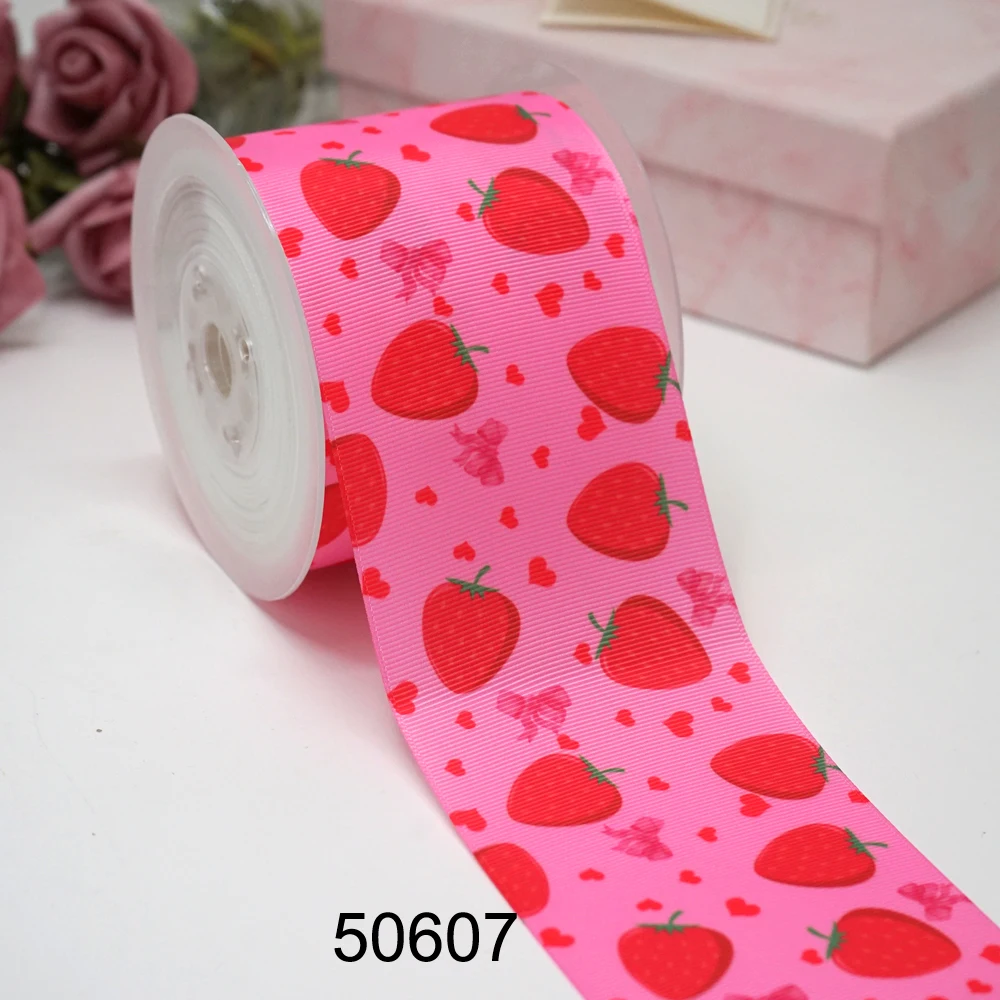 DIY Cartoon Fruit Printed Grosgrain Ribbon For Craft Supplies Sewing Accessories 5 Yards, Planar Resins Mold 10 Pieces. 50607