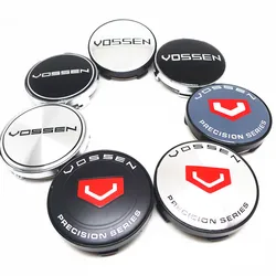 4pcs 60mm VOSSEN Wheel Caps Hub Center Cap Cover 56mm Emblem Badge Car Rims Hubcap Cover Styling Accessories