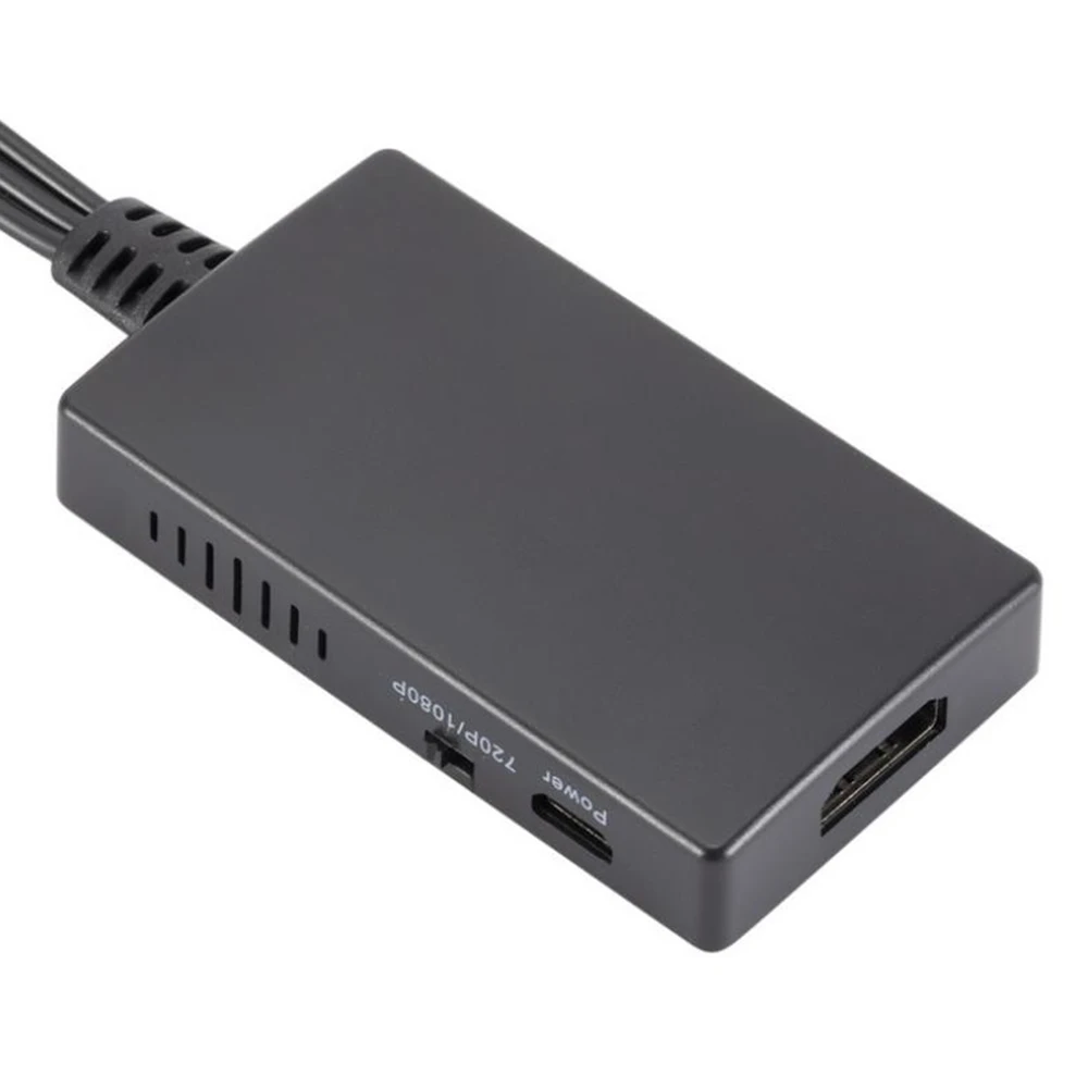 Преобразователь с AV на HDMI-совместимый преобразователь с Mini AV на HDMI-совместимый видеопреобразователь с высокой четкостью 1080p «гнездо-гнездо»