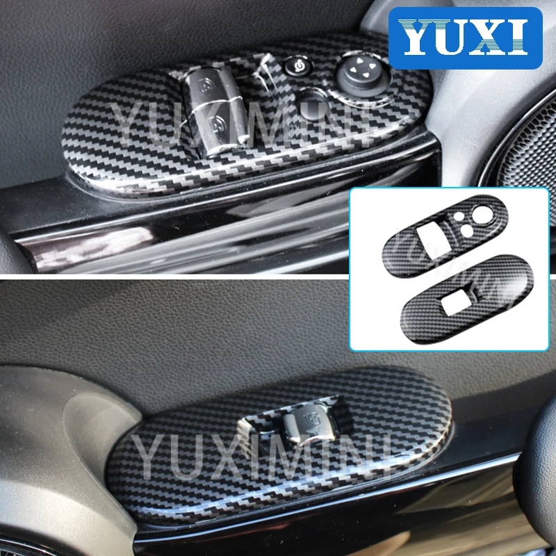 ABS 플라스틱 자동차 탄소 스타일 보호 커버, BMW 미니 2021 쿠퍼 S JCW F54 F55 F56 F57 F60 인테리어 수정 스티커