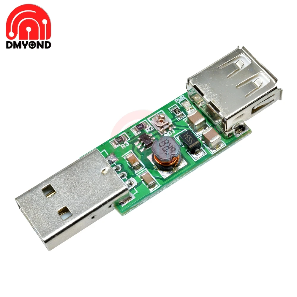 Usb DC-DC Dc 5V Naar 6-15V Step Up Boost Regelbare Output Module Converter Volt Voltage Omvormers voeding Transformator Module