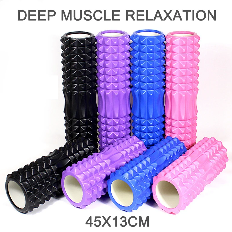 Home Fitness Blocks Relaxation Feet Massage Foam Roller Yoga Column Legs Muscle Rehabilitation Training Pilates Sports Exercise