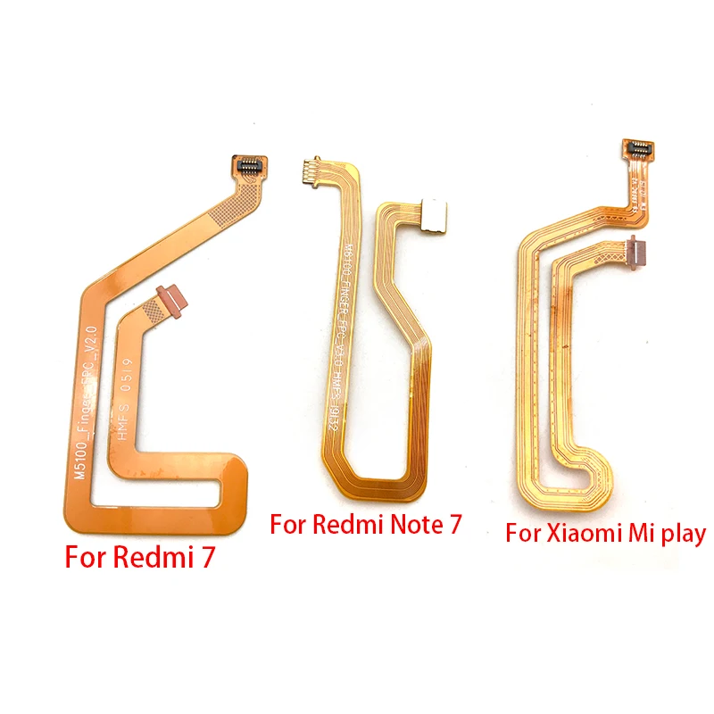 

10Pcs/Lot,Fingerprint Sensor Scanner Touch ID Connecter Flex Cable For Xiaomi Redmi 7 / Redmi Note 7 / Mi Play