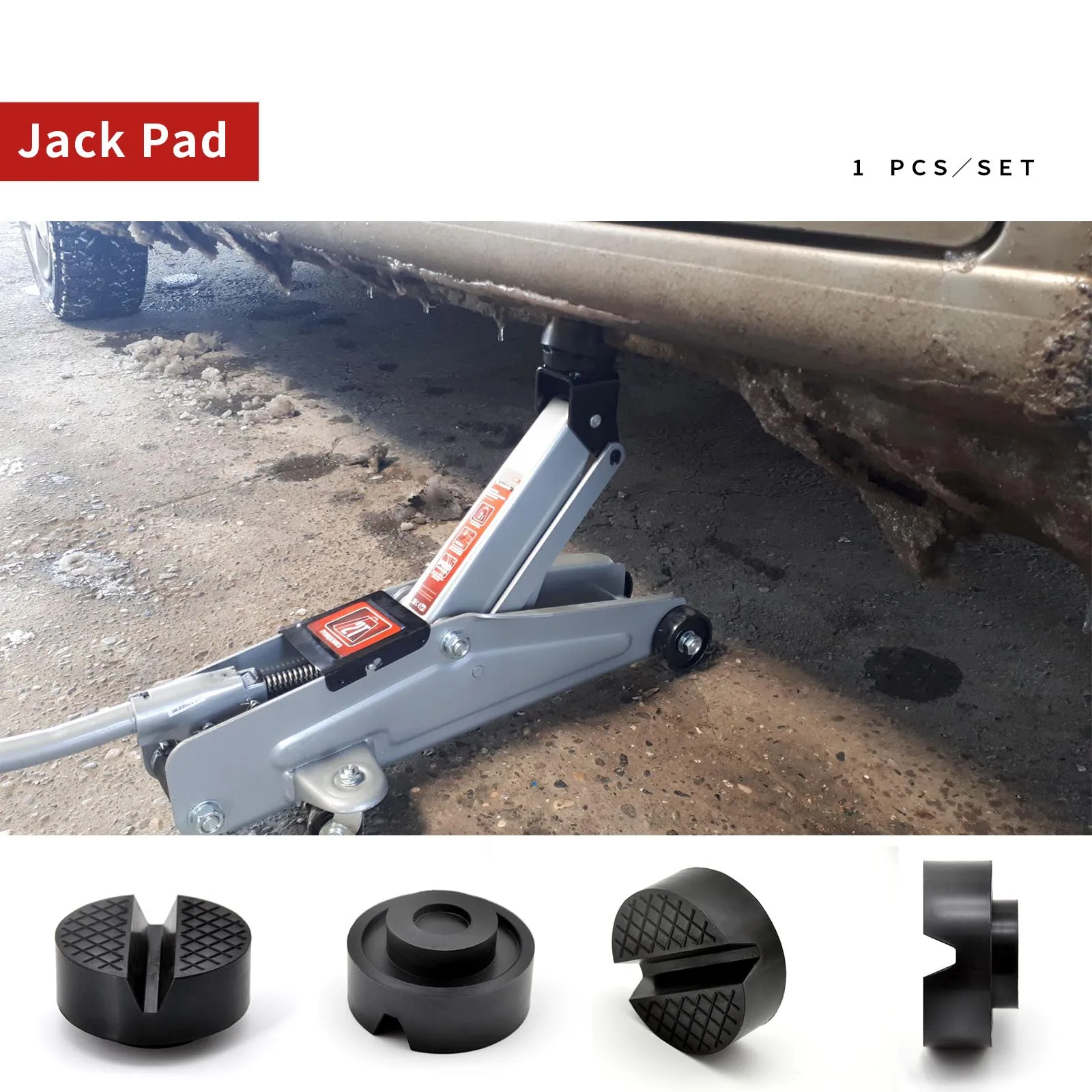 Podstawka samochodowa Gumowe podkładki Podnośnik Czarny Szczelinowy Podkładka podłogowa Rama Szyna Adapter Podnośnik nożycowy Do Fiat Peugeot Vauxhall Renault Alfa