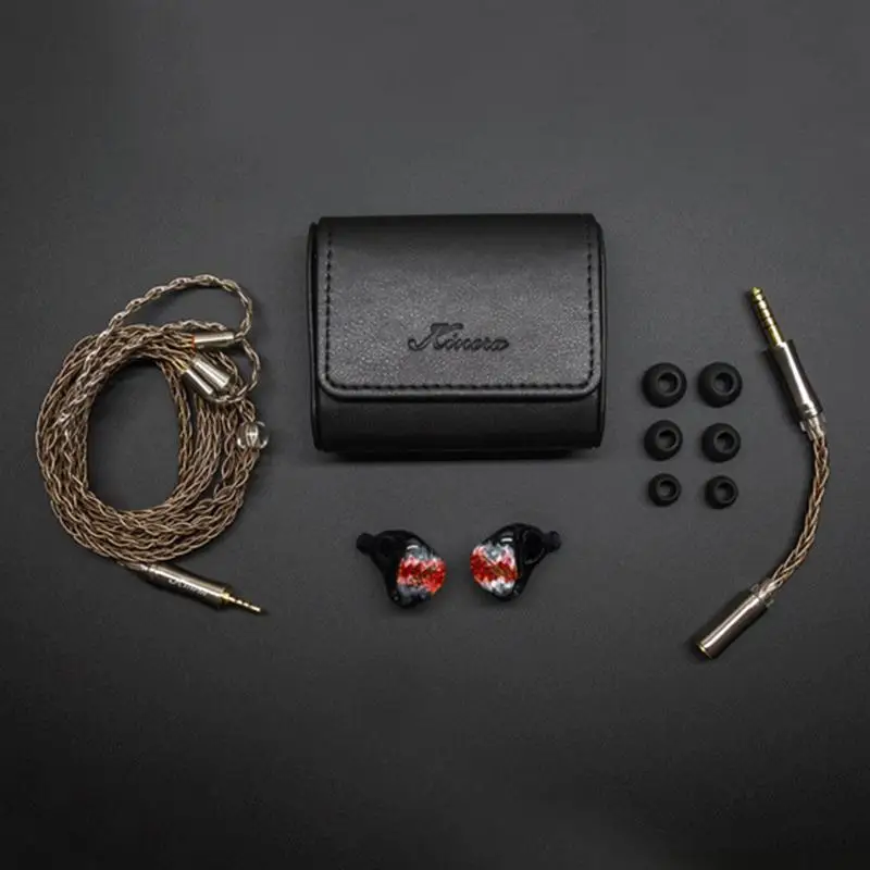 KINERA-auriculares internos NORN 4BA 1DD, audífonos híbridos de alta fidelidad para DJ Studio, audiófilos, músicos, con Cable desmontable de 2 pines 0,78
