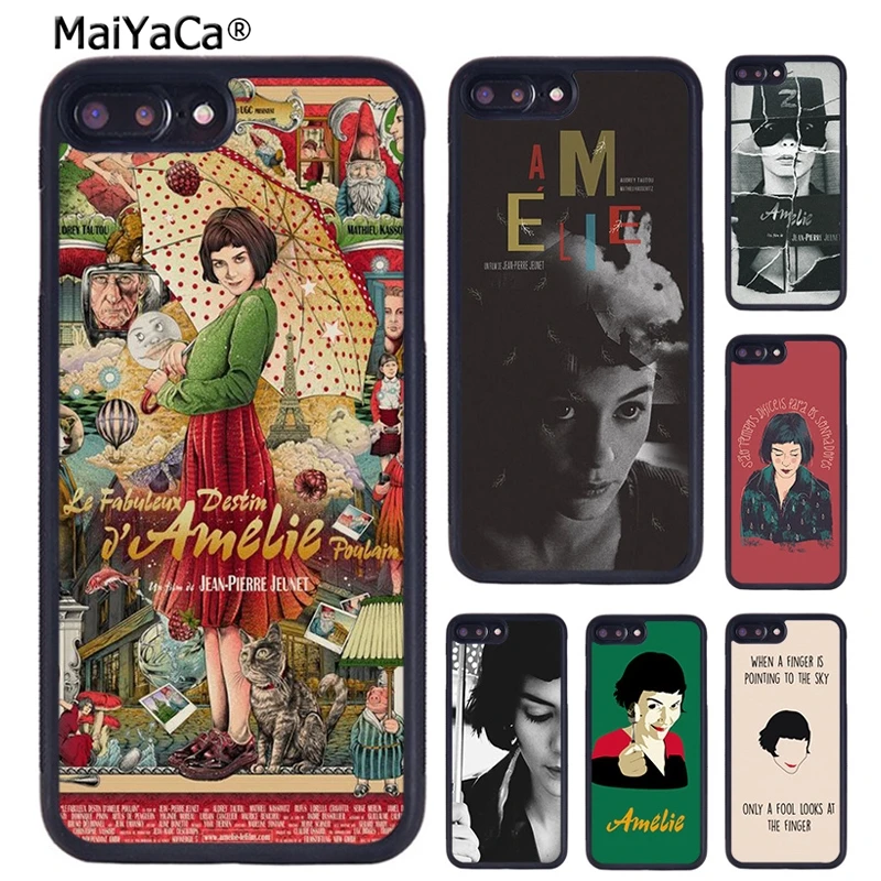 Чехол для телефона MaiYaCa Amelie с постером фильма для iphone SE2020 15 14 XR XS 11 12 13 Pro MAX 6 6S 7 8 Plus