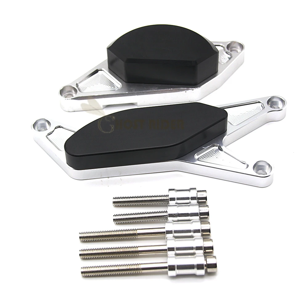 Dla SUZUKI GSR750 GSR 750 2012 2013 2014 CNC aluminium + POM pełny zestaw silnika Crash pady rama suwaki Protector