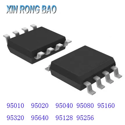 5PCS 95010 95020 95040 95080 95160 95320 95640 95128 95256 SOP8 SOP-8 SMD New and Original IC Chipset