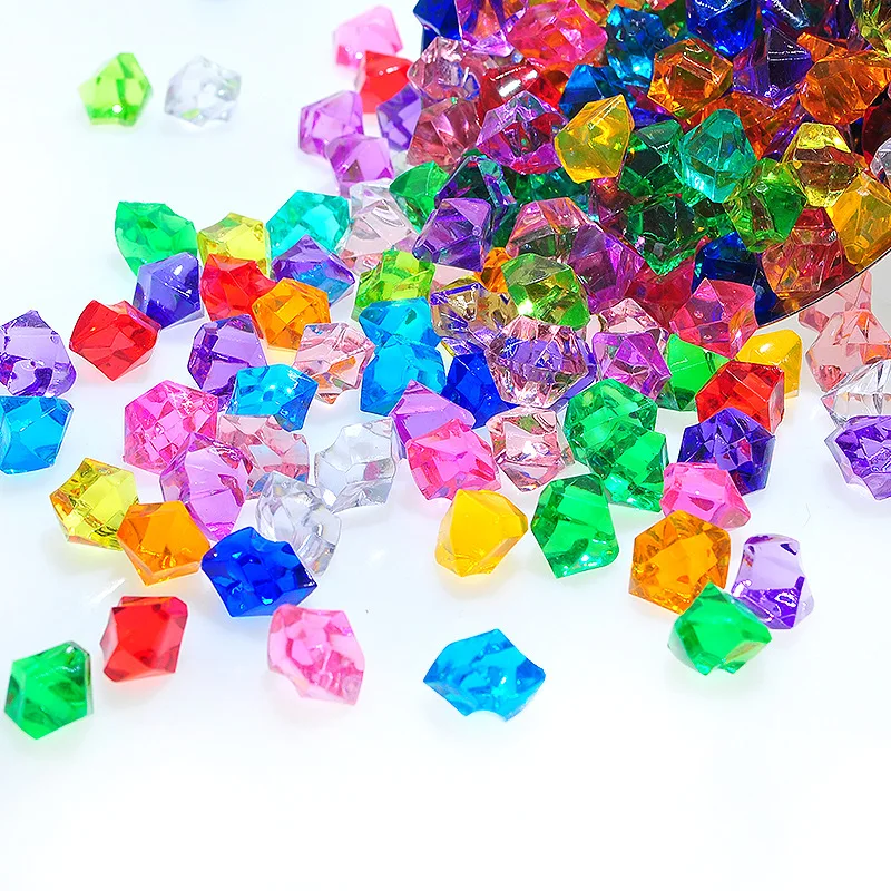 

Wholesale 22 Colors 14mm 850pcs Acrylic Irregular Geometry Jewelry Beads Ornament Accessories Garment DIY