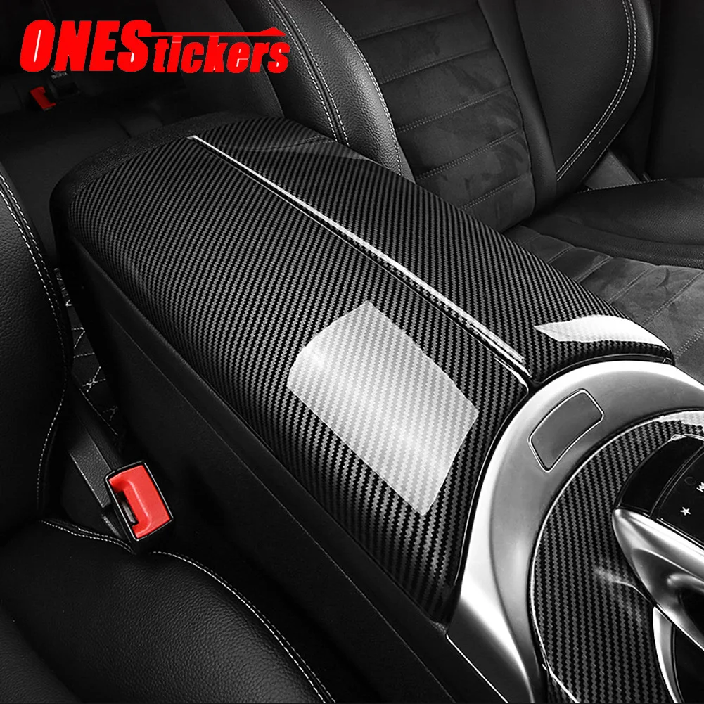 Car Center Console Stowing Tidying Armrest Box Panel Trim Cover For Mercedes Benz E Class W213 E200 E300 C Class W205 GLC X253