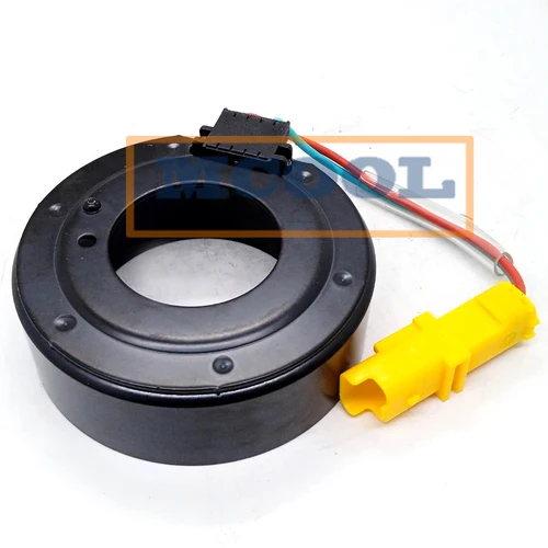 Imagen 2 del producto Bobina de embrague del compresor de CA SD6V12, para Peugeot 206, 307, Citroen, Fiat 9655191580, 9684480480, 9800822280, 6453XJ, 6453QG, 6453QE, 6453QH