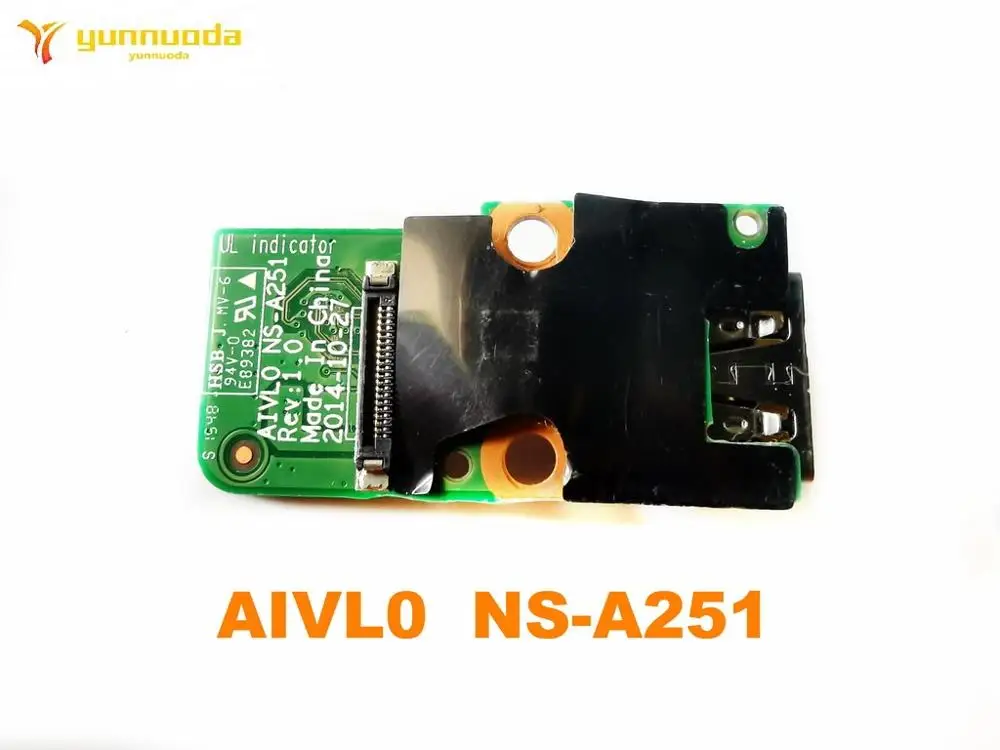 Original FOR  Lenovo ThinkPad T450 USB Port Sub Card Subcard Board AIVL0  NS-A251  tested good free shipping