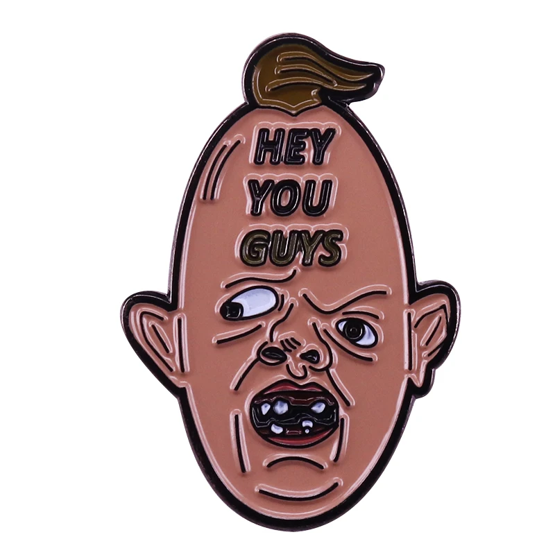 Goonies sloth hey you guys pin retro 80s funny spooky jewelry