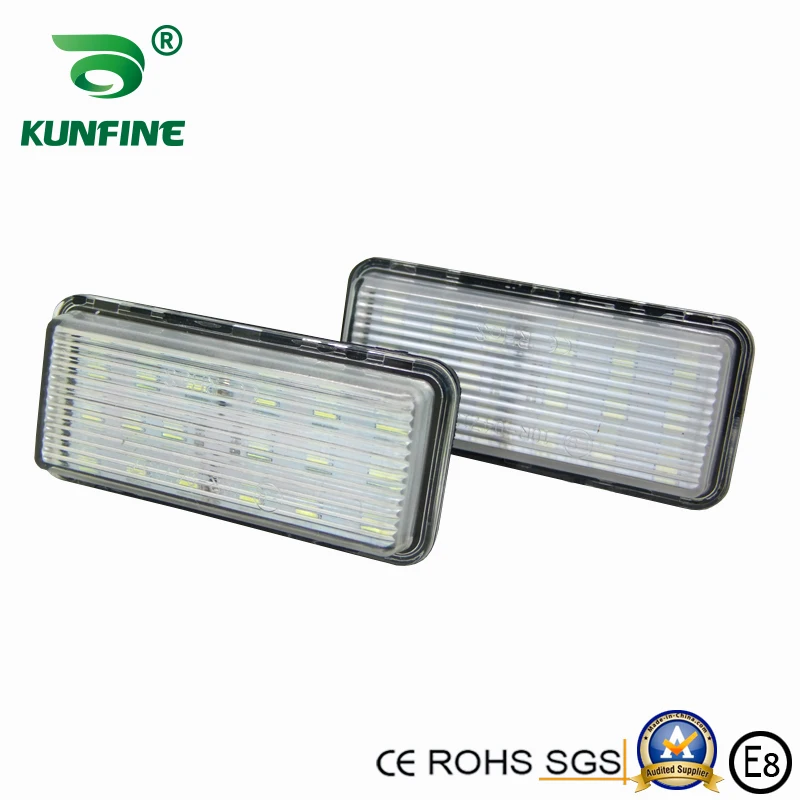 2pcs Car LED Number License Plate Light LED License Lamp For Lexus LX470 Lexus LX570 Toyota J100 Land Cruiser Reiz 4D Mark X