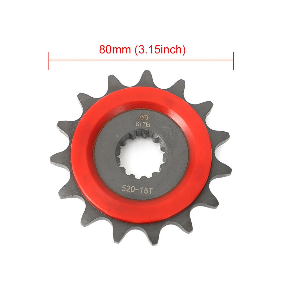 15T Motorcycle Engine Sprocket For Suzuki Inazuma GW250 GSR250S GSX250R DL250 Silent Durable Fly Chain Wheel 27510-48H10-000