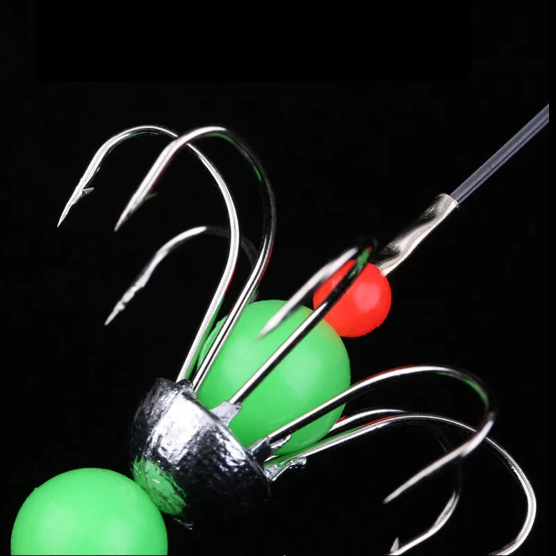 AS 1 Set Squid Jig Glow Hooks 48g Pesca Luminous Leurre Baits 8 Needles Cuttlefish Fishing Lure Hook Bait Fishhook - Image 6