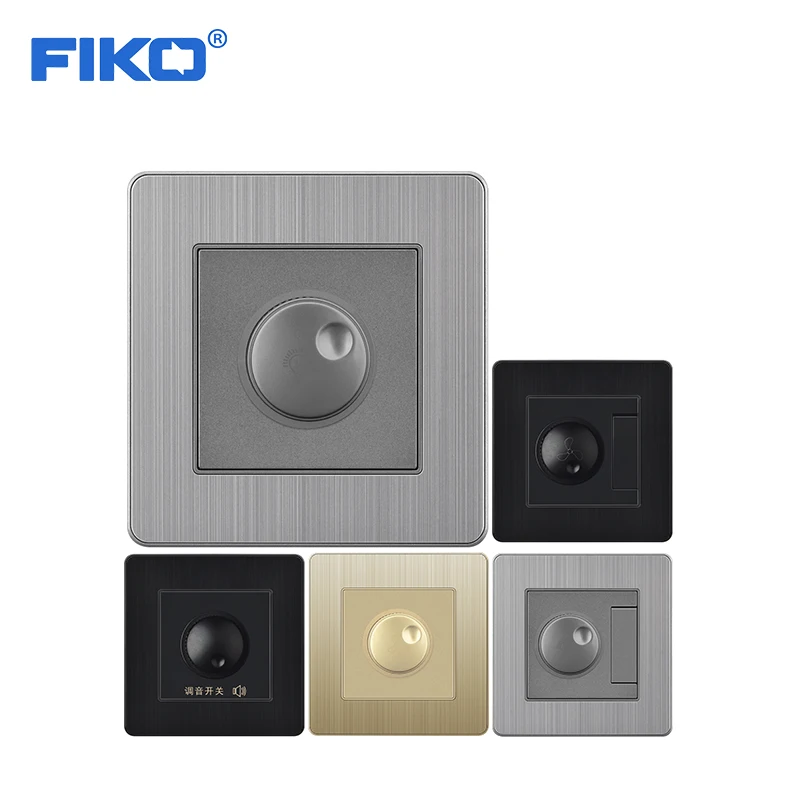 FIKO 86 type tuning and dimming speed regulating switch volume regulating brightness regulating speed regulating switch