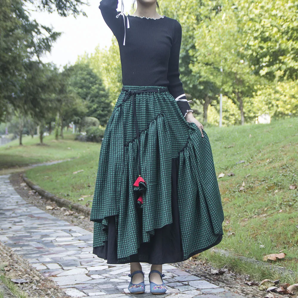 Vestido de mujer Medieval con costuras de encaje y falda de pastel con dobladillo grande disfraces de Halloween Lolita Vintage Steampunk ropa renacentista