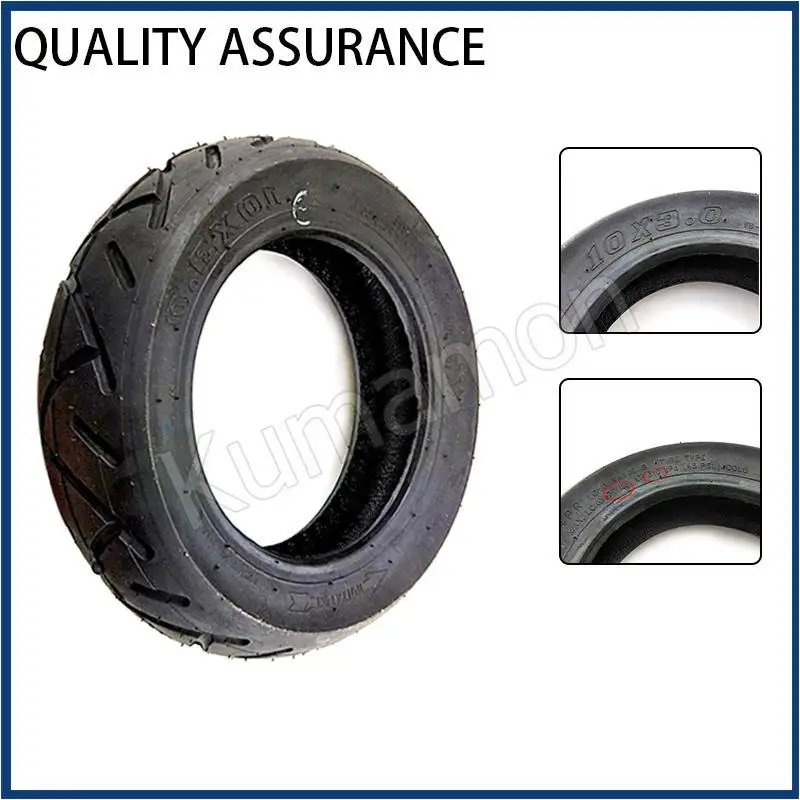 Tubeless Tire High Quality 10x3.0 for Electric Scooter Kugoo M4 Pro 10 Inch Anti-skid Cross-country TUOVT Vacuum