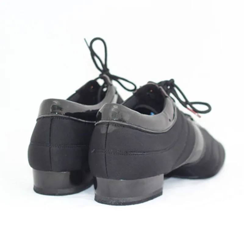 Men Standard Dance Shoes BDDANCE 328H Dancesport Shoe Men Ballroom Dance Shoes Split Sole Modern Shoes Stretch Spandex Patent