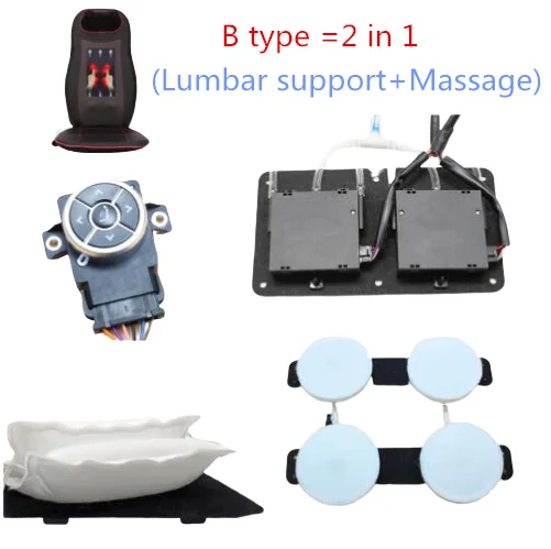 

lumbar support pillow airbag cushion back massage support for car chair with airbag lumbar 4 plate pillow seat lumbar support