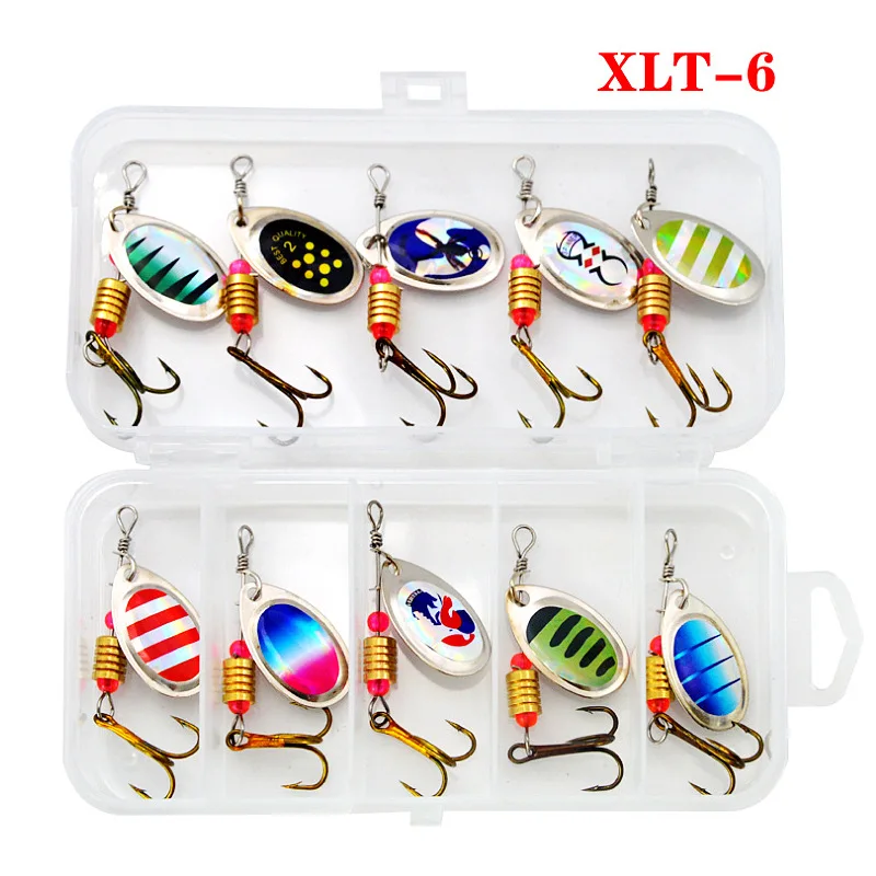 Newest Metal Spoon Spinner Fishing Lure 16pcs Set Spoonbait Crankbaits Fishing Wobblers for Pike Crochet Kit Artificial Bait