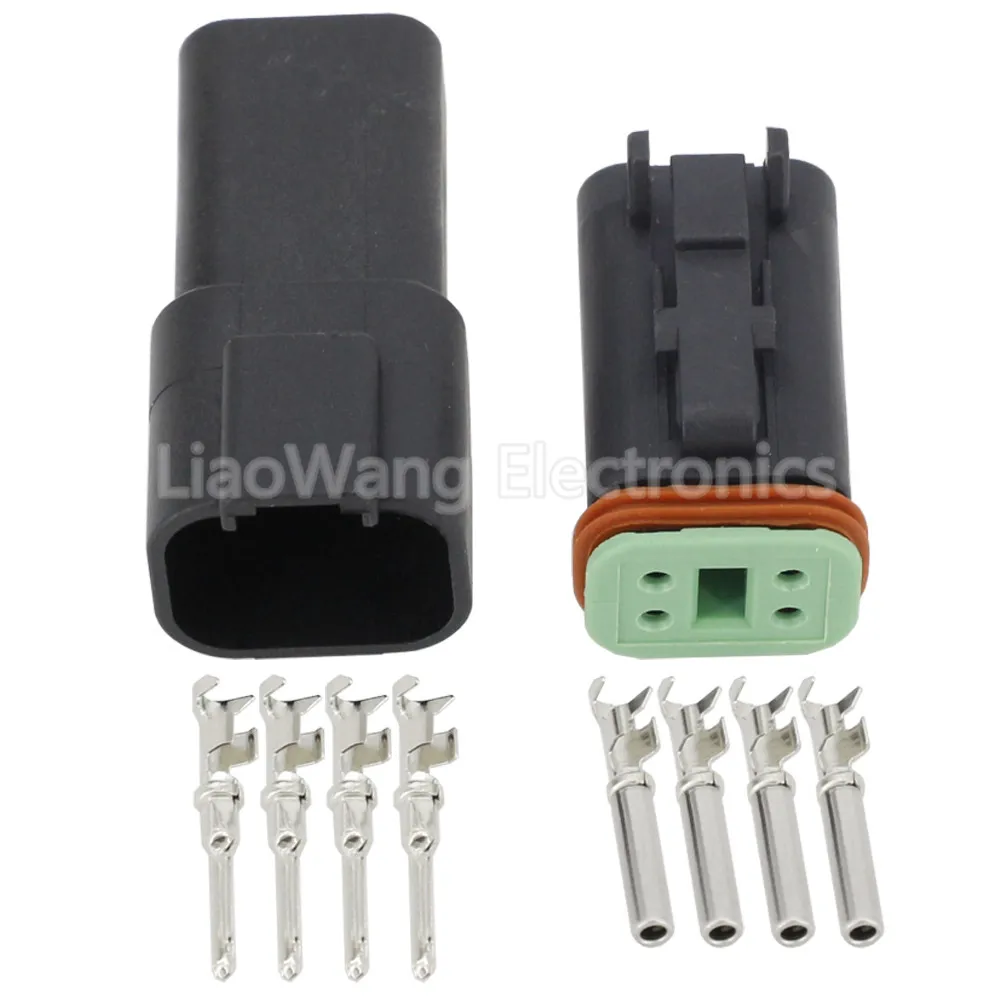 1 Set Schwarzer Deutsch DT Steckverbinder DT06-2S/DT04-2P 3P 4P 6P 8P Wasserdichter Elektrischer Stecker für Automotoren mit Pins 22-16AWG – Detail 15