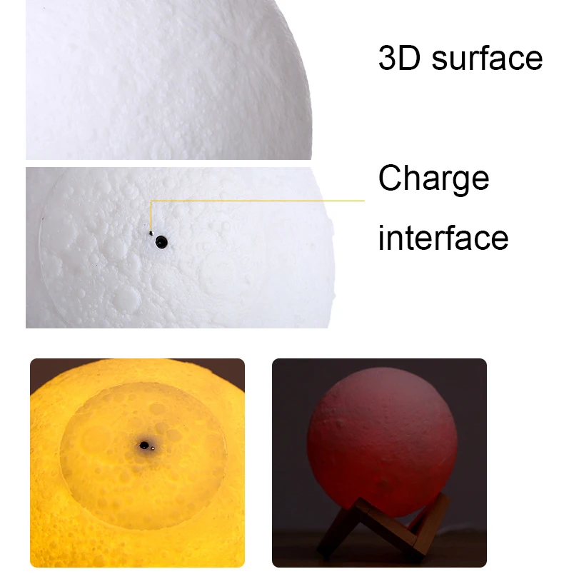 Projecteur LED nuit étoilée, avec interrupteur de commande, lampe 3D tactile