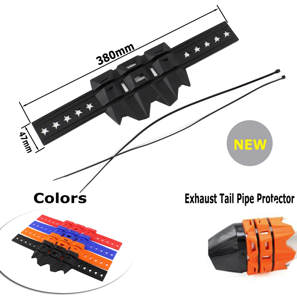 Cubierta de tubo de Escape Universal, Protector de silenciador para Exc Crf 230, piezas de moto de cross, Enduro