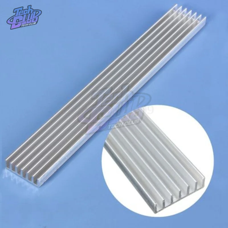 5pcs/lot 150x20x6 MM 3 x 1W LEDs Heatsink Aluminum Heat Sink Radiator for IC Cooling Electronic Chipset Heat Dissipation