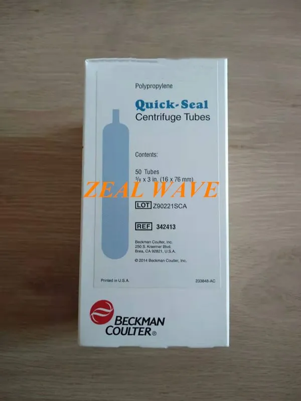 342413 Beckman 13.5ml Quick-Sealing PP Material In Stock 342413