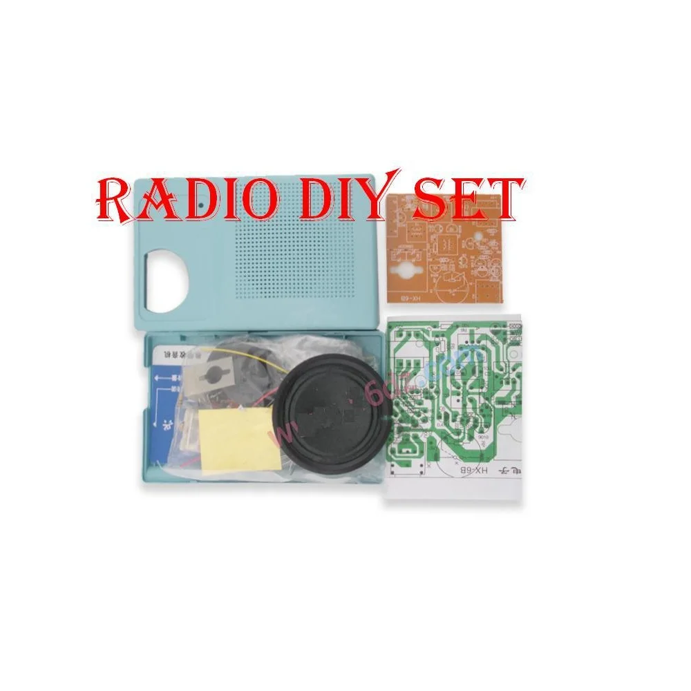 HX-6B 6 Tubes Superheterodyne AM Radio DIY Set For Science Education