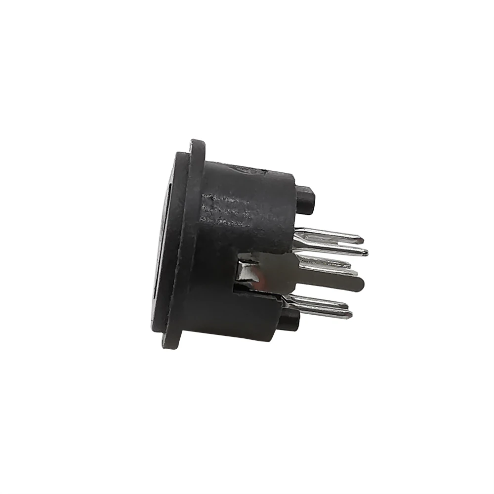 5/10/20Pcs Mini 8P PS2 Jack Plastic Straight Needle Circular DIN Terminal Chassis 8 Pin PS2 DIN Female Socket Connector