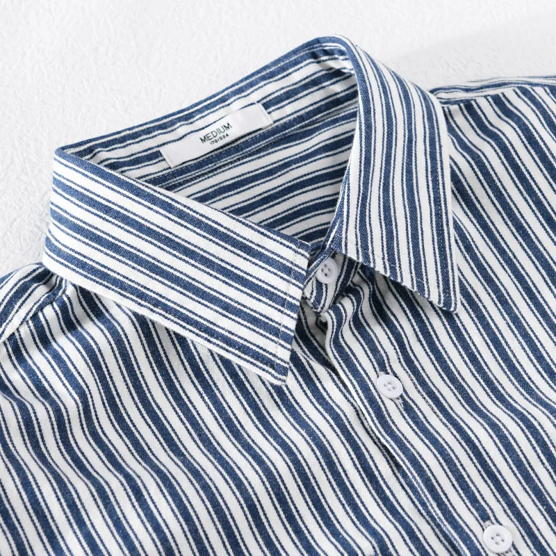 

New Spring autumn long sleeve striped trendy shirt men casual comfortable fashion shirts for men top camisa chemise